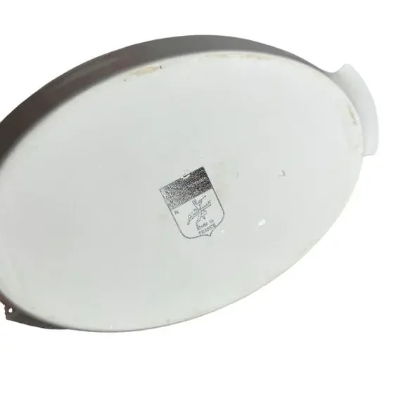 Vintage Louis Lourioux Fire Proof France Casserole Baking Oven Serving Dish Pan - Picture 6 of 7